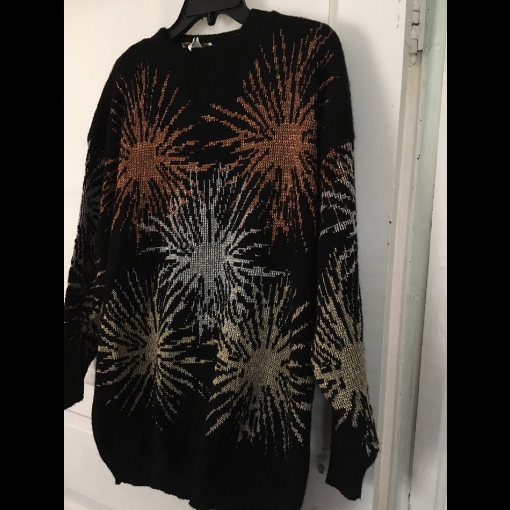 Vintage Oversized Sparkle Sweater